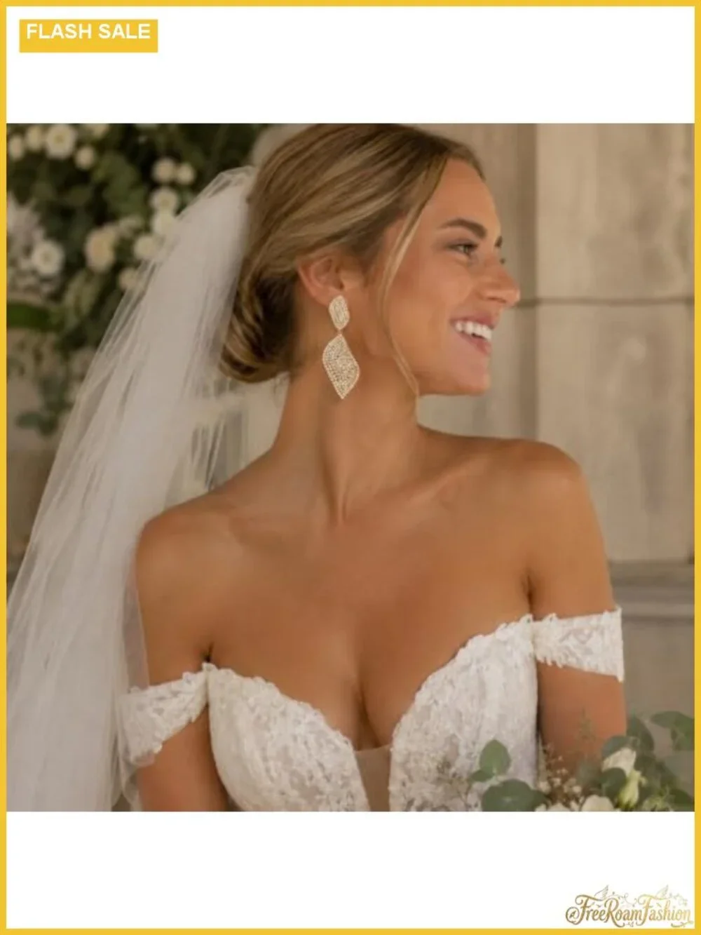 Crystal Leaf Chandelier Drop Dangle Earrings for Wedding Prom Bridal